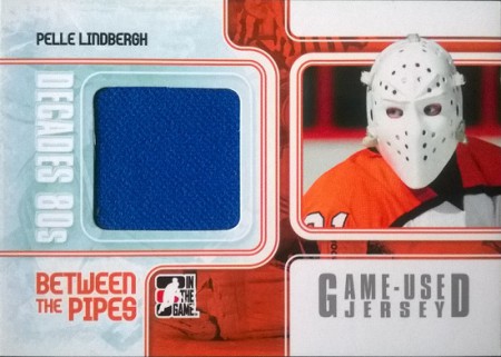2011/12 ITG BTP Decades 1980's Series Pelle Lindbergh Game Used Jersey Silver /10 