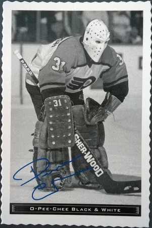 2012/13 OPC Hockey Pelle Lindbergh Black and White Auto
